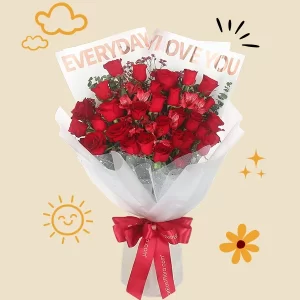 Everyday Love Red Rose Bouquet